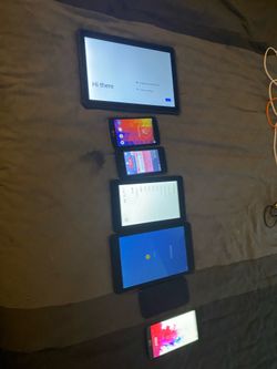 Multiple tablets, old phones