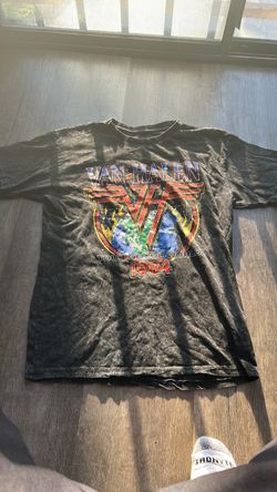 Vintage van happen 1984 tour of the world band tee