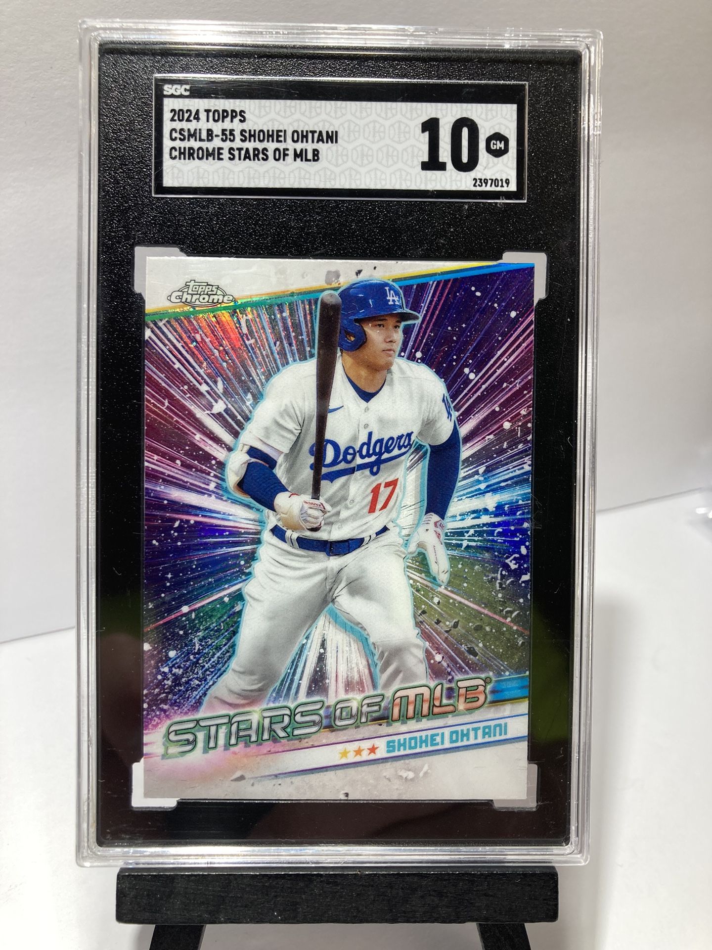 2024 Topps Chrome Stars of MLB Shohei Ohtani #CSMLB-55 SGC 10.