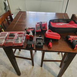Milwaukee  m12 fuel drill set