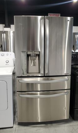 LG 4 Door Stainless Steel Fridge
