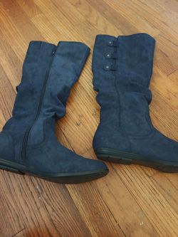 Cliffs by White Mountain Francie Flat Slouch Knee-High Boots