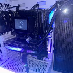 Rtx 4070 Pc With Monitor And Mouse And Headset
