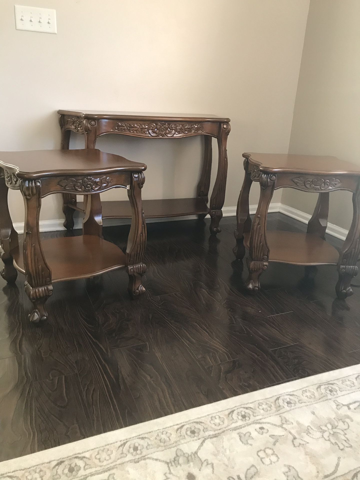 2 End Table and a Console Table