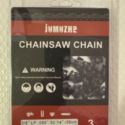 14 Inch Chainsaw Chain 050" Gauge, 3/8" LP Pitch, 52 Drive Links, 14 Inch Chain