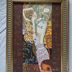 Hand-Painted Oil Painting Wooden Frame 43” x 31”