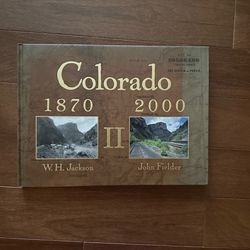 COLORADO II 1(contact info removed) Collectible  W.H. Jackson & John Fielder hardcover vintage