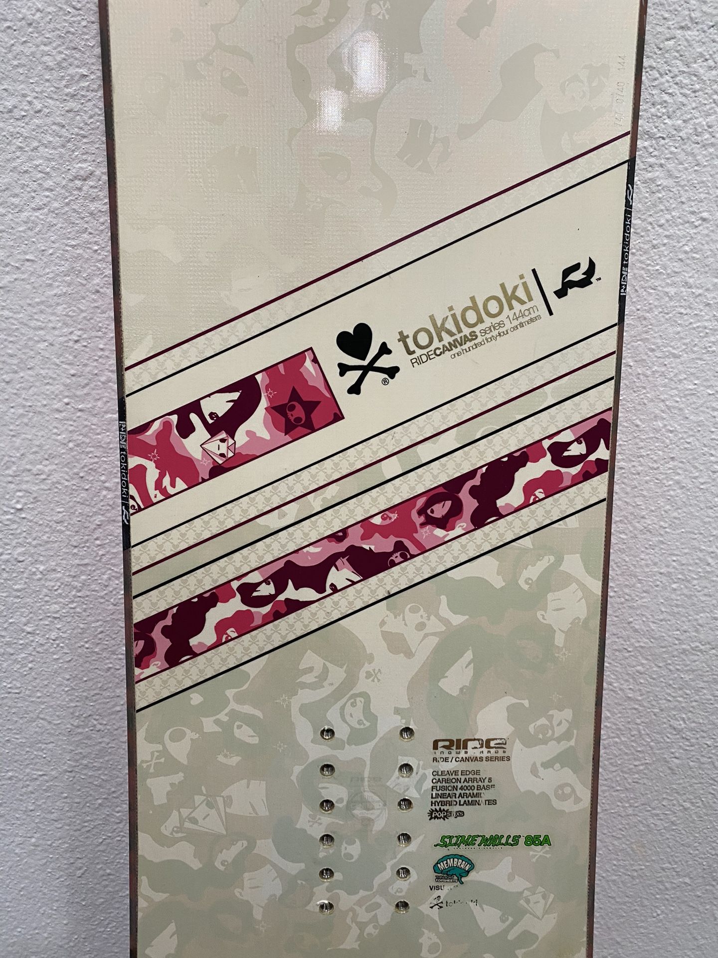 ride canvas tokidoki snowboard Kink  Eastern Boarder tier all Ride Canvas Snowboard, 2009 -