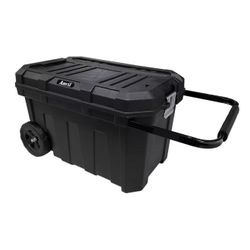 Anvil 24 in. Black Plastic Rolling Tool Box