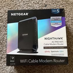 Nighthawk AC1900 Wi-Fi Cable Modem Router 