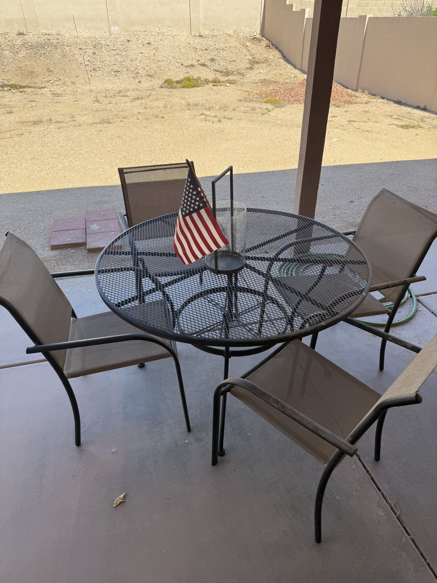 Metal Patio Chairs And Table