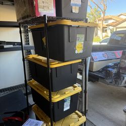 Costco Storage Bin Sliding Rack