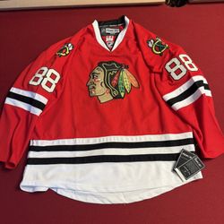 Reebok CCM Patrick Kane #88 NHL Chicago Blackhawks Stitched Jersey NWT - Size 54 (XL/2X)