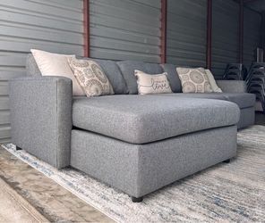 Kevin Charles Gray Sectional Sofa