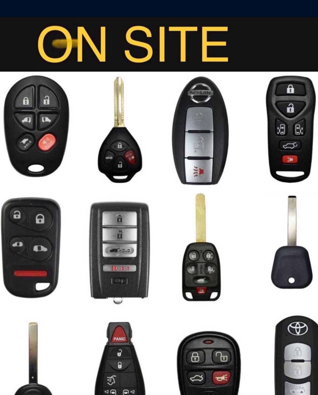Llaves Y Controles Para Carros Keys And Fobs Remotes Con Programacion En Todo LA