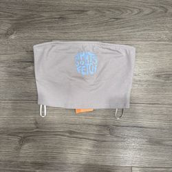 That’s So Fetch Beckham Bandeau Top Grey Women’s Tube Top Size Extra Small