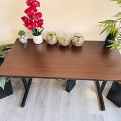 Large Solid Wood Dining Table / Workstation – Multi-Purpose