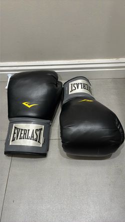 Everlast Boxing Gloves Black and Gray