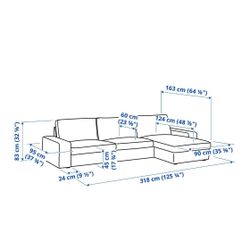 Sectional Sofa with Ottoman – $799 (Pet-Free & Smoke-Free Home)