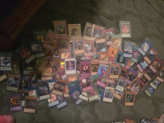 Yugi0h Cards Lot Of Over 300 All In Sleeves 