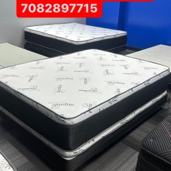 Huge sale for Mattress And Box Twin size mattress and box 150.$ full 190$ Queen 200$ king 290$. Mattress And Box and frame and headboard. King 580$ Qu
