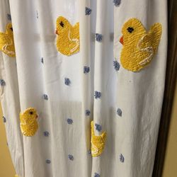 Rubber Duckie  Bathroom Shower Curtain And Decor