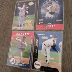 Atlanta Braves Insert Baseball Cards Lot 