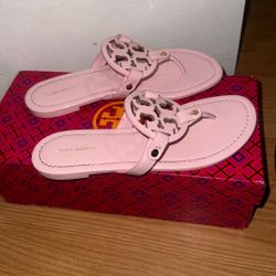 Tory Burch Sandals Patent Leather  