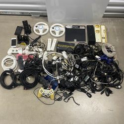 Untested Lot of cords controllers chargers and other electronics (#2)