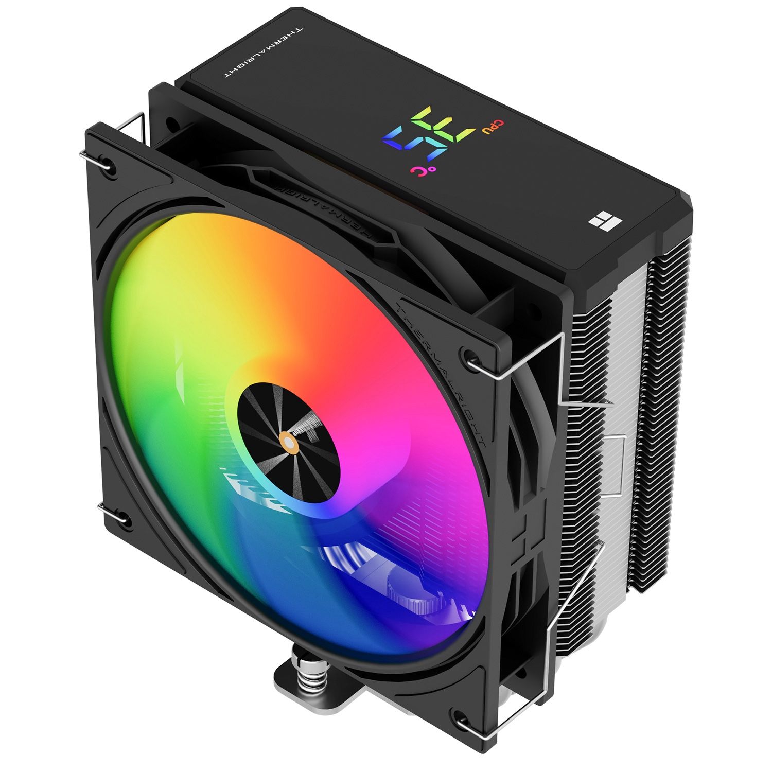Thermalright Assassin x 120R ARGB Black CPU Cooler with Digital Screen