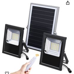 2 Pack 1000LM Solar Flood Light