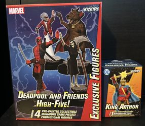 Marvel Heroclix Wizkids Deadpool And Friends With King Arthur