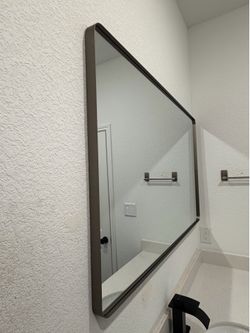 48x30 Glass Bathroom Mirror (Bronze)