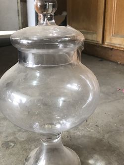 Glass Candy Dish $6