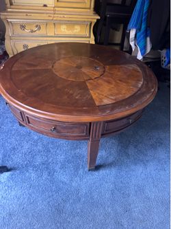 Wooden coffee table