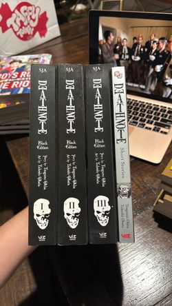 Death Note Black Edition Manga Vol 1-3 + Short Stories