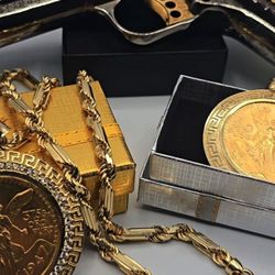 Gold Oro 10kt 14k 18k 22k 24k Chains Rings Pendants Bracelets Cadenas Esclavas Pulseras Dijes 