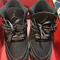 Jordan 3 black cats size 6