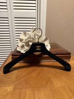 Chanel Black Velvet Hanger