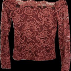 Women Lace Blouse Top