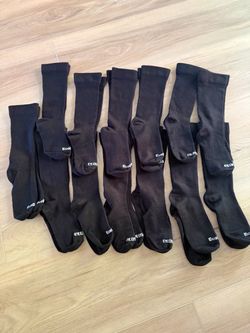 Ecosox Black Crew Socks - 13pairs