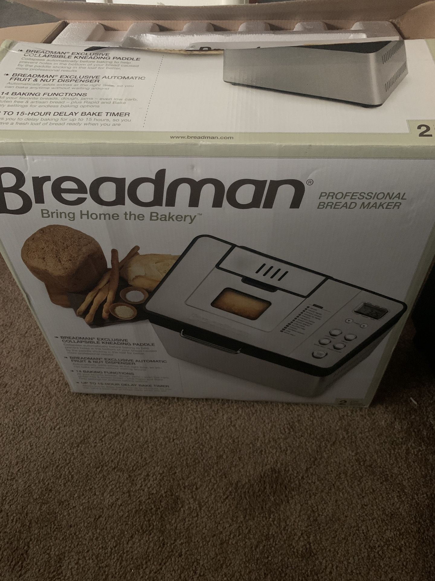 Breadman professional bread maker