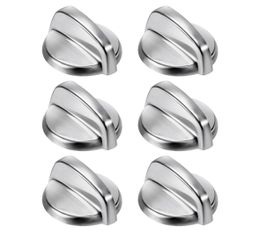 Blutoget WB03T10325 Heavy Metal Knobs 6 Pack Fit for General Electric GE Cooktop Burner Range Control Knob -Replaces AP PS  PS351