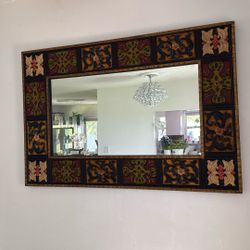 Espejo De Pared De Madera Hecho A Mano 