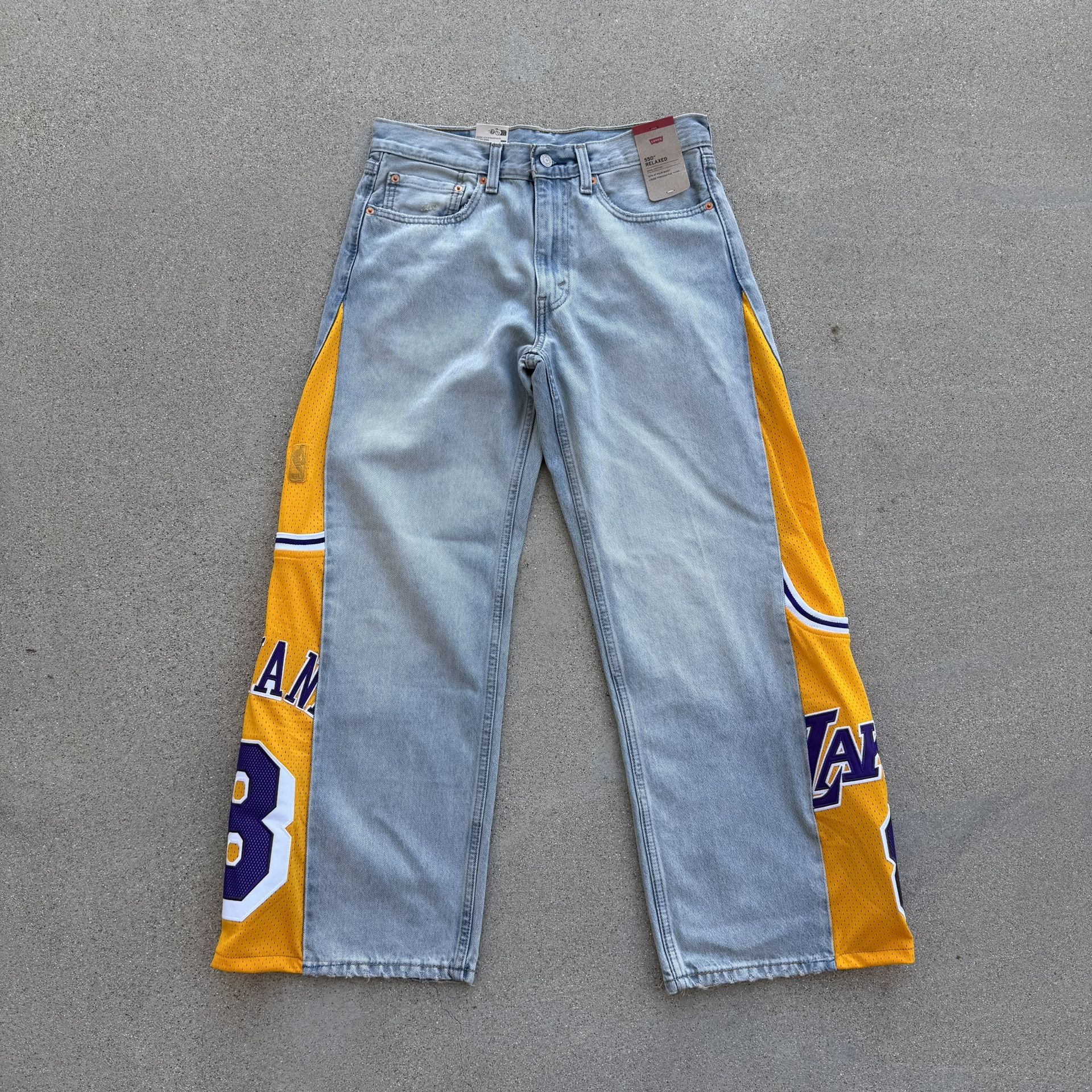 Custom Kobe Jersey Jeans