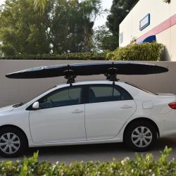 Universal Folding Kayak Rack, J-Bar Carrier for Canoe Boat SUP