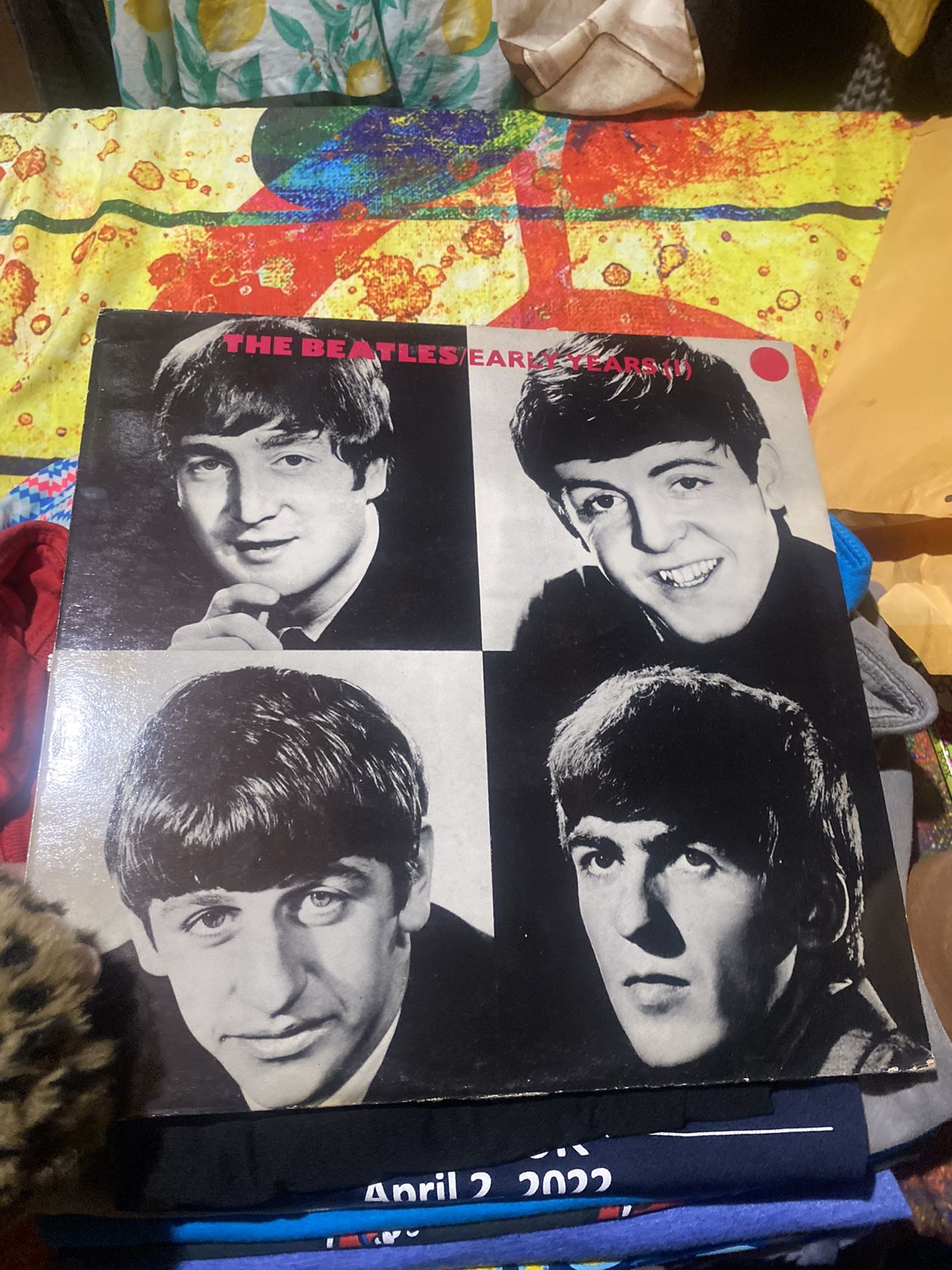 Eight Different Beatles Albums Vinyls