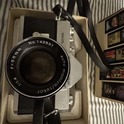Vintage Mamiya/Sekor 1000 DTL 35mm Film Camera w/ 55mm f/1.4 Lens