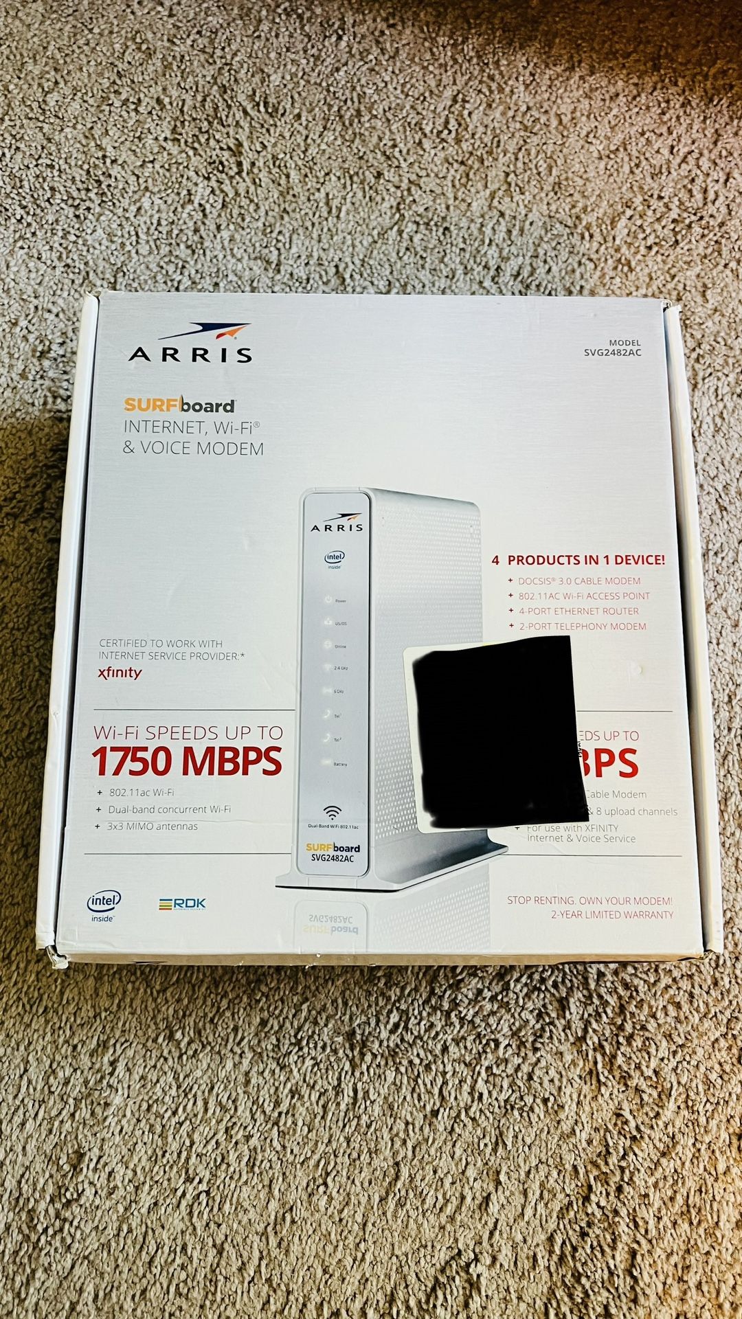 WiFi Router and Cable modem Combo