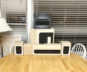 Sonos Home Theatre Set Plus Sonos Amp For Other Existing Zone 2 Architecture Speakers Like In-Ceiling. Sonos Beam Gen 2 Complete Immersive for Sale in CA - OfferUp